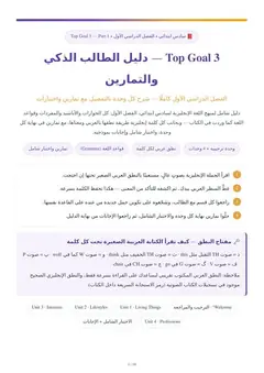 غلاف دليل سادس ابتدائي - Top Goal 3 - شرح الإنجليزي بالعربي للمنهج السعودي (1)